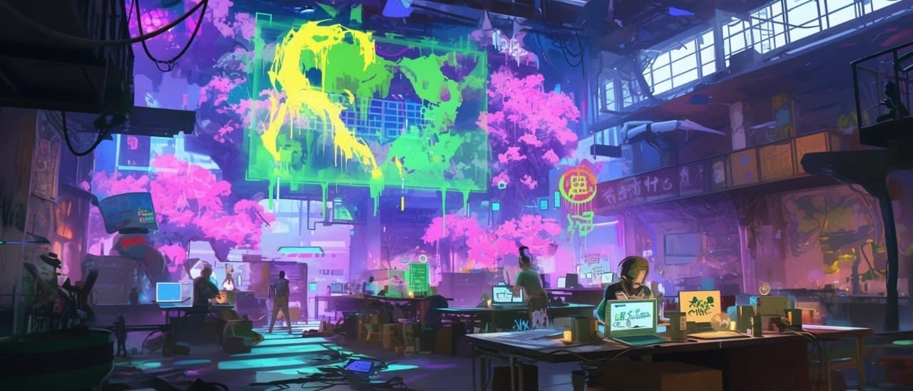 해커톤과 밋업 장면