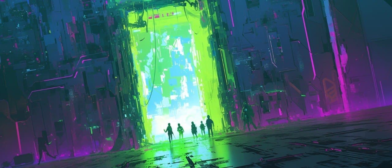 문이 열리는 모습 - CTA